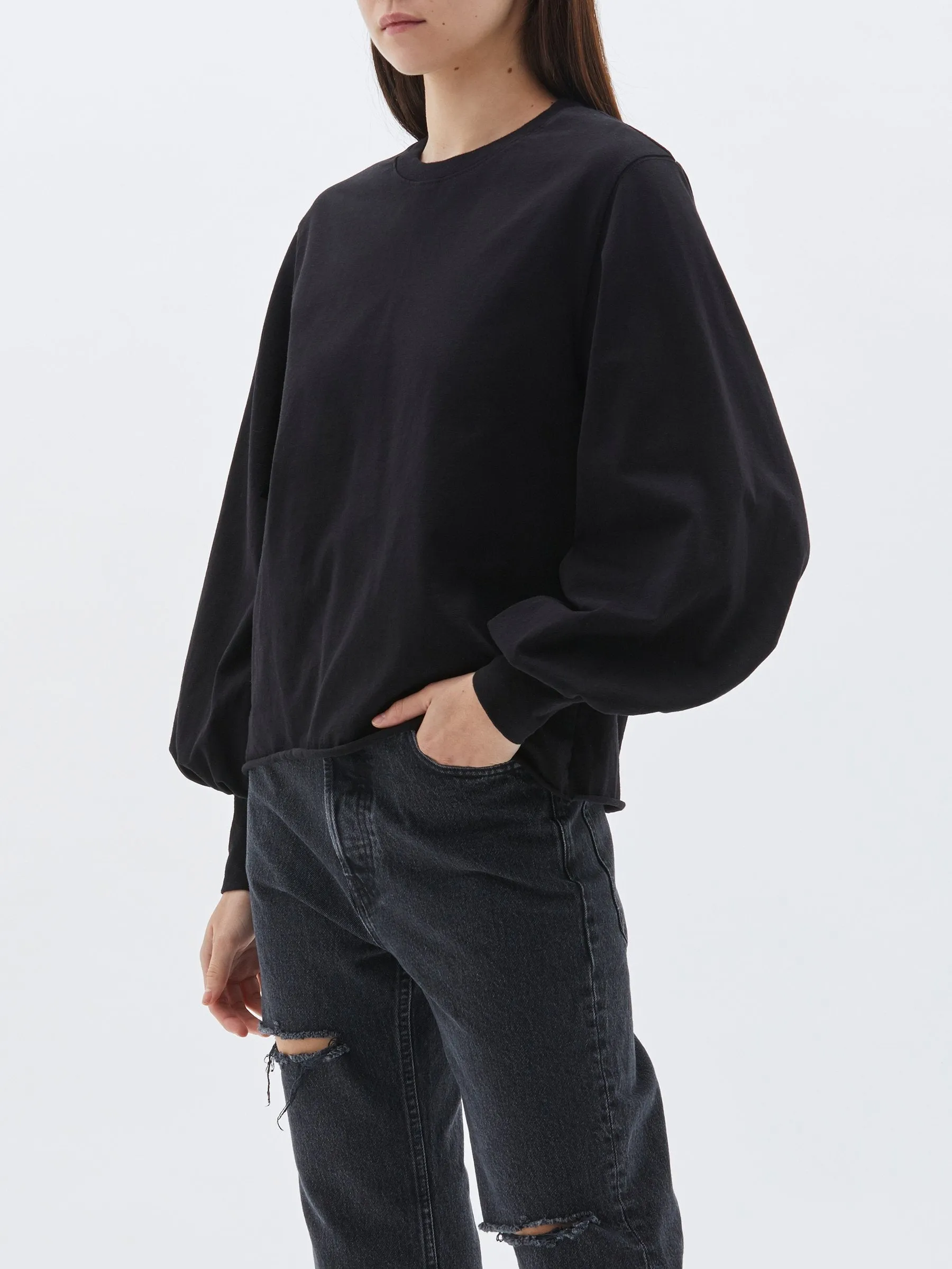 240 jsy voluminous sleeve top