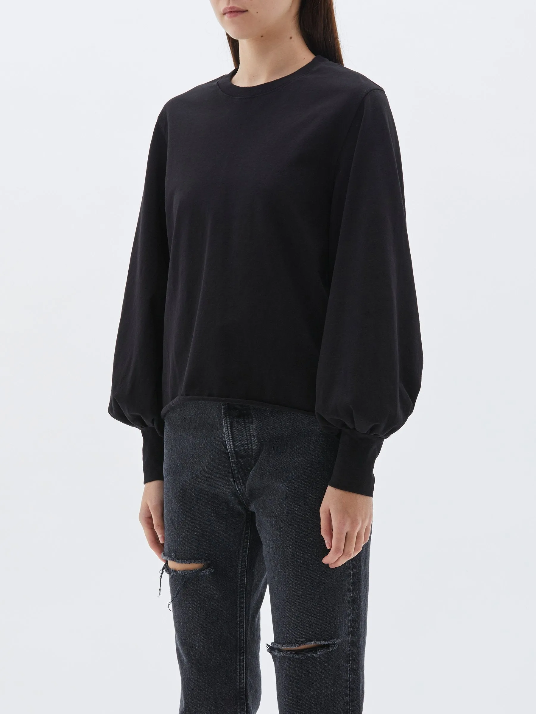 240 jsy voluminous sleeve top