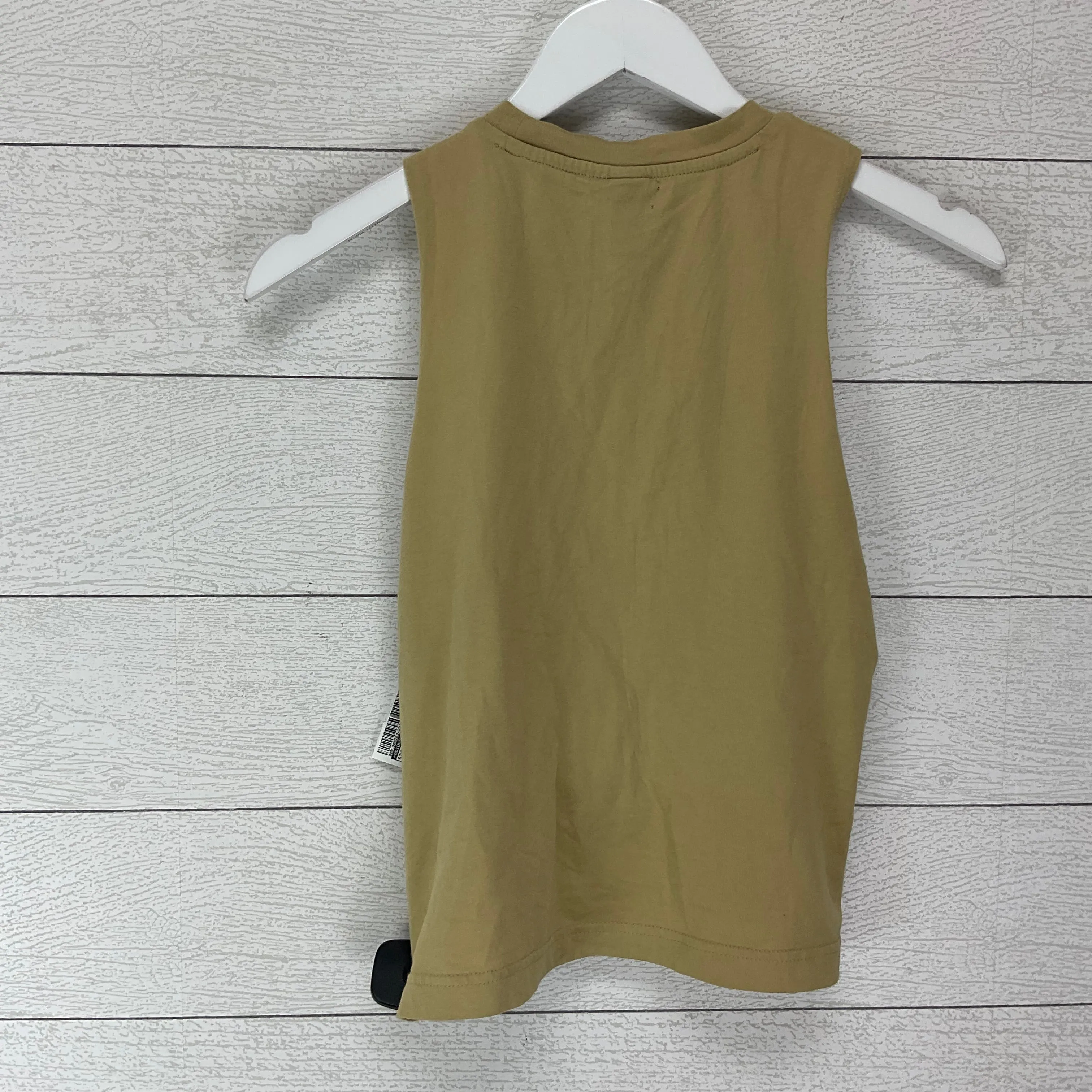 Athletic Tank Top By Adidas In Tan, Size: Xs