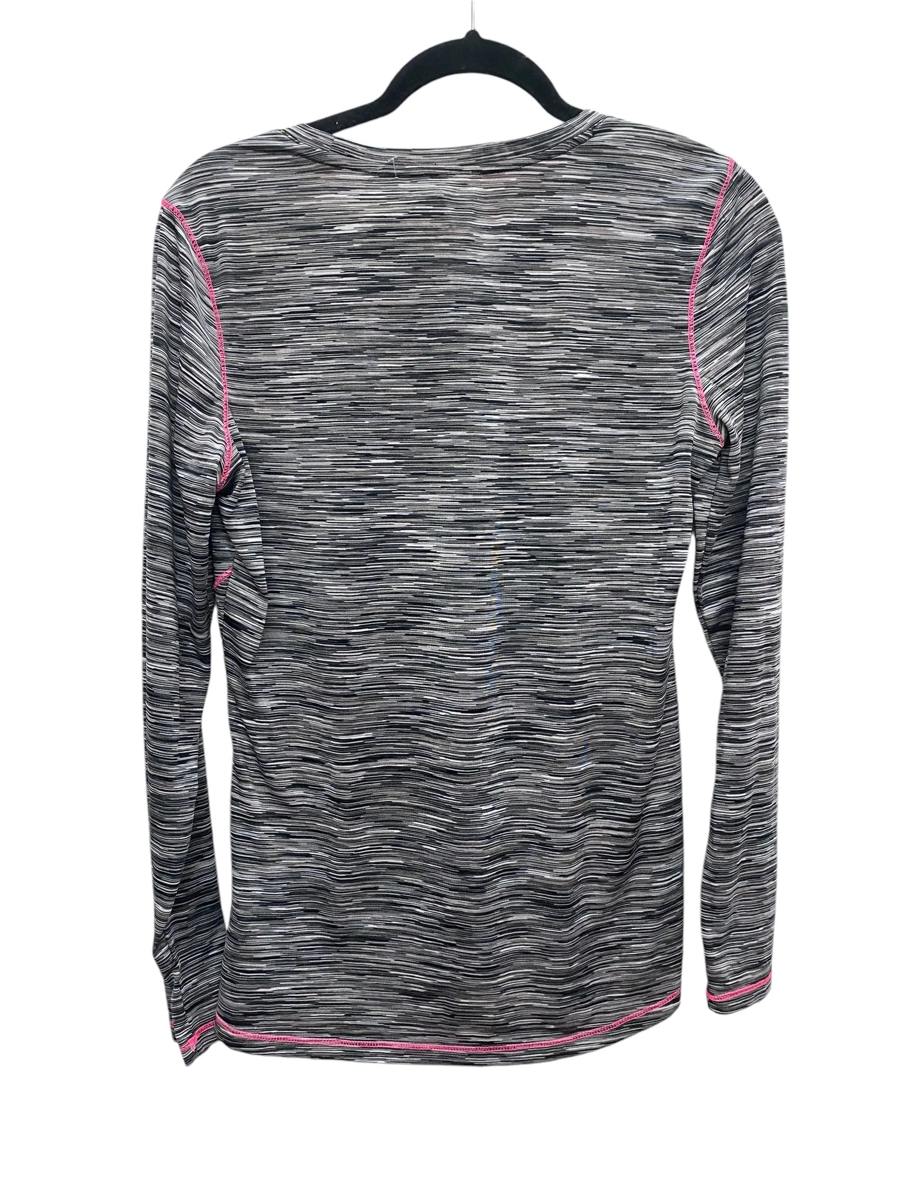 Athletic Top Long Sleeve Crewneck By Rbx In Grey, Size: L