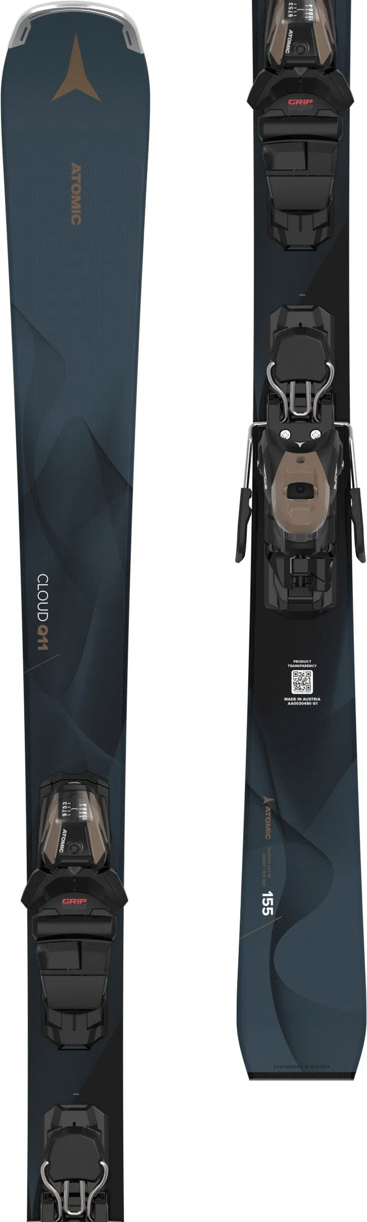 Atomic Women's Cloud Q11 Skis with M 10 GW Bindings 2025