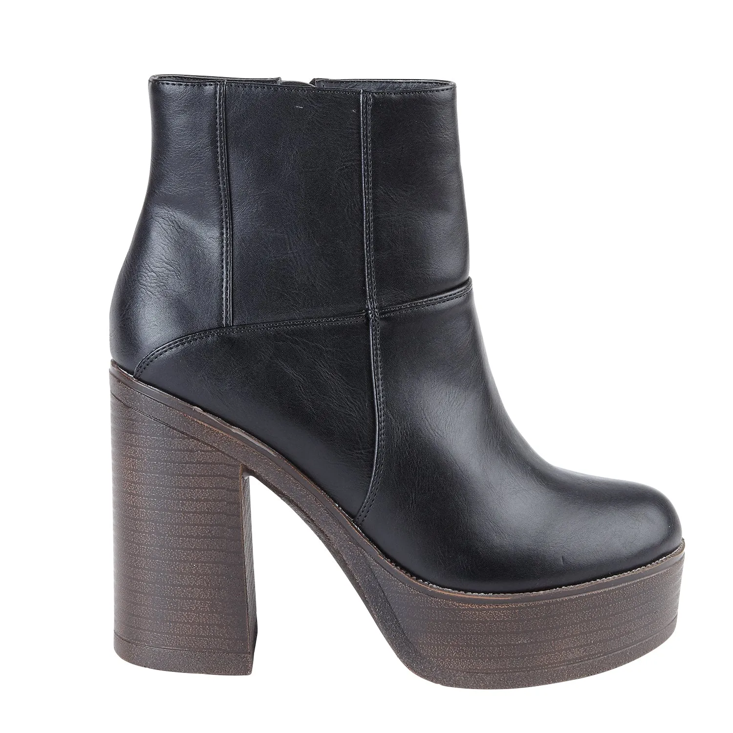 Black Patch Multi Pu Boots