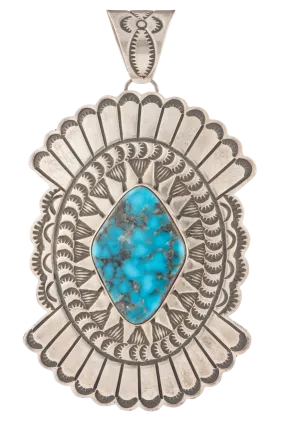 Blue Gem Turquoise Pendant