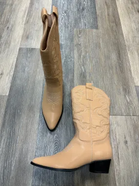 Boots Western By Glamorous In Tan, Size: 8