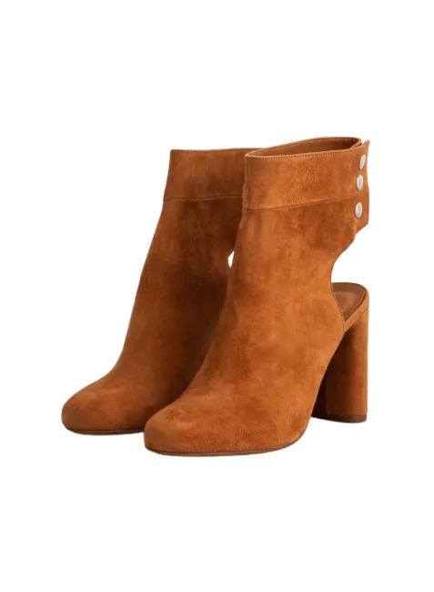 CAMEL SUEDE BOOTS