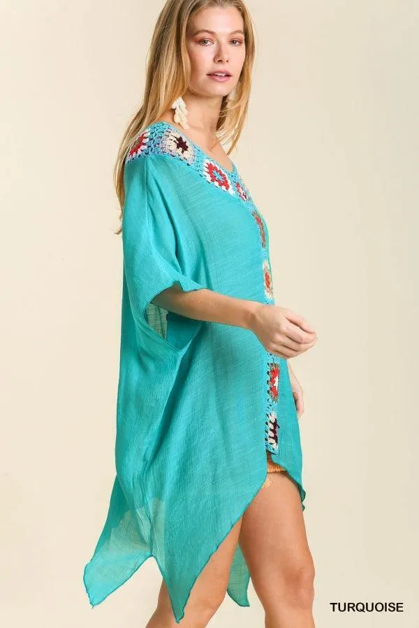 Crochet Caftan Coverup/Top