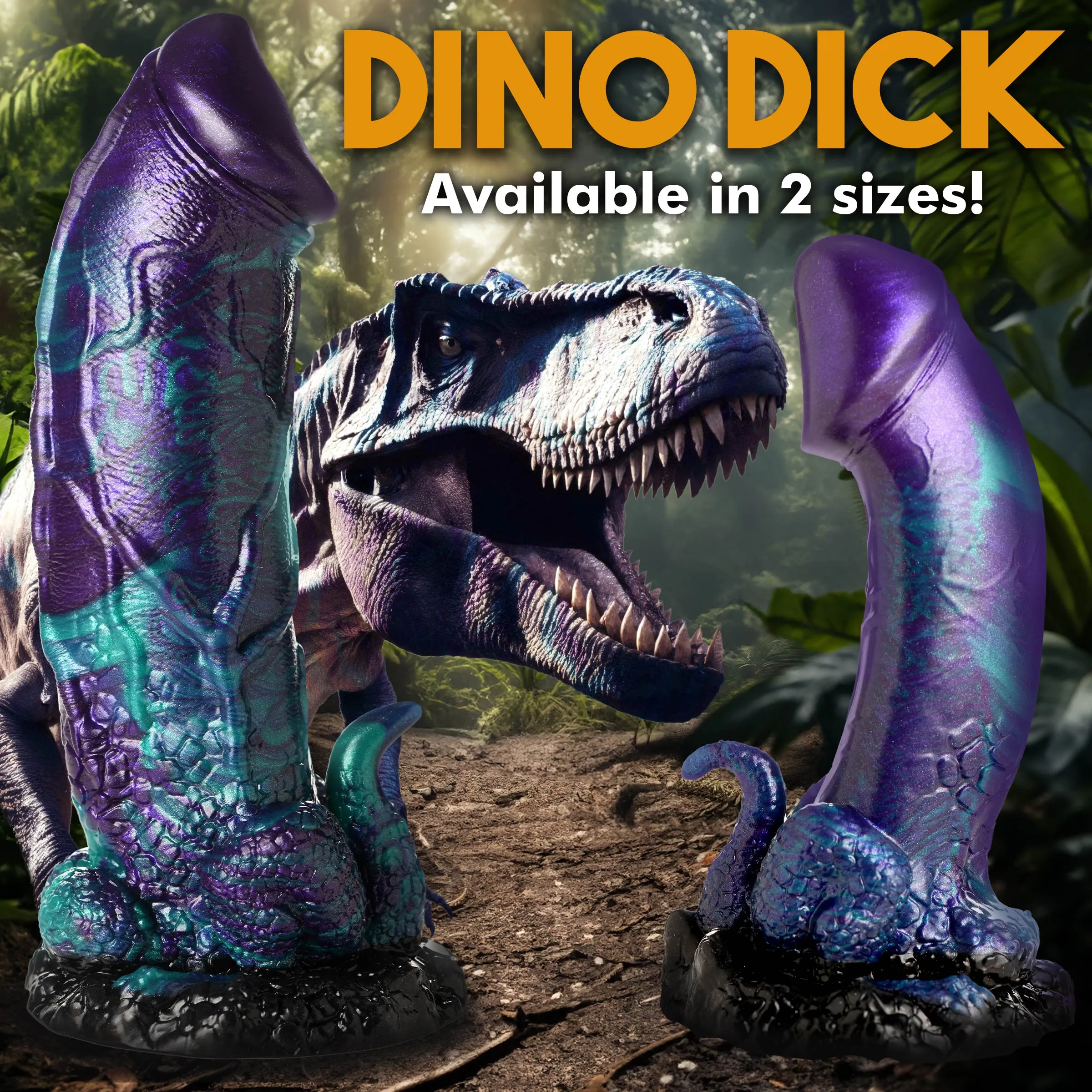 Dino-Dick Silicone Dildo