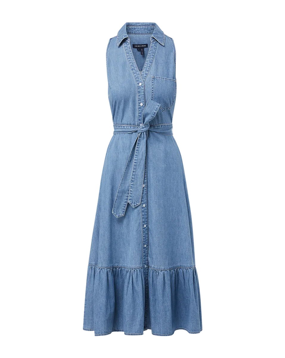 Edwina Denim Shirtdress