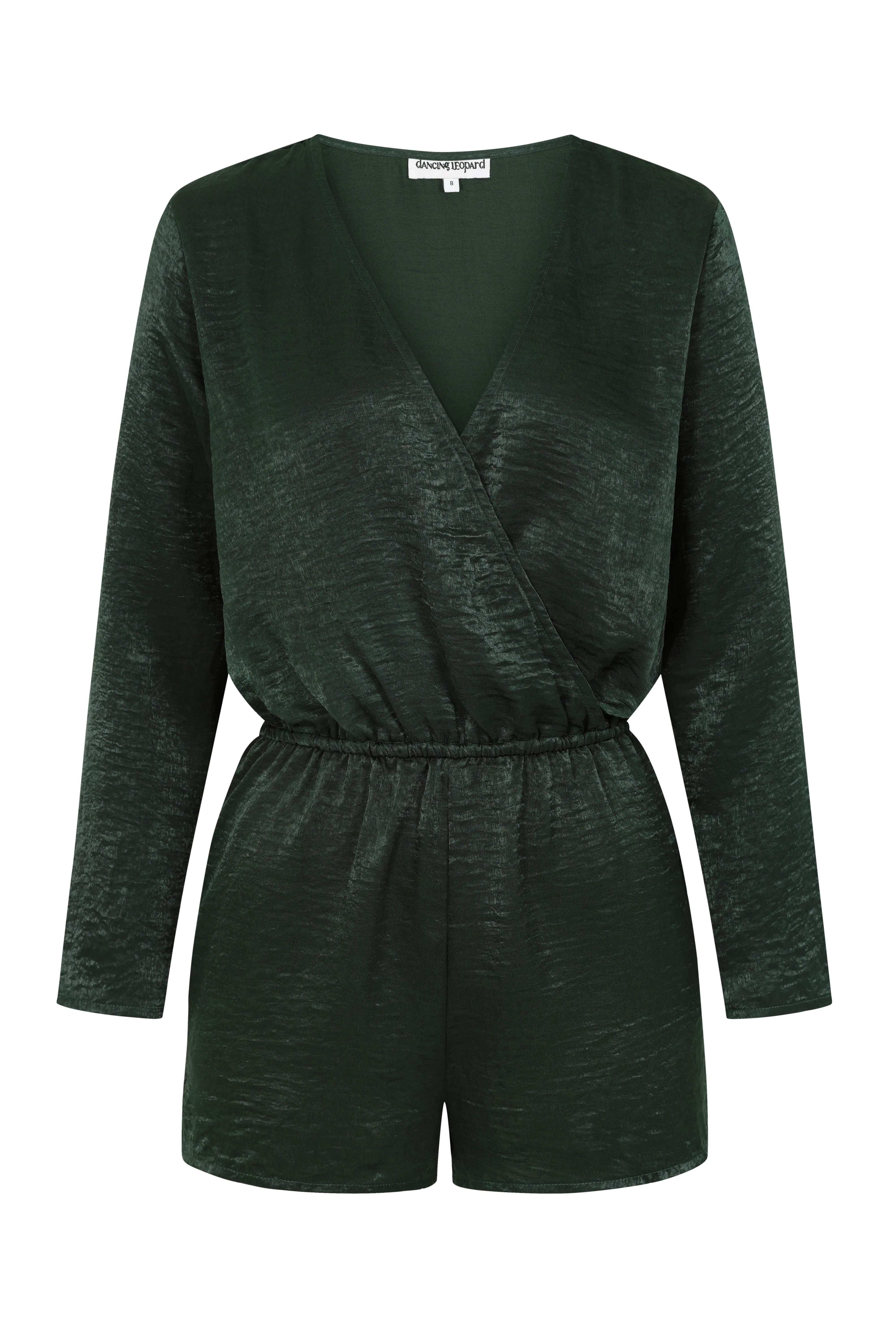 Luxe Tiago Playsuit Pine Green