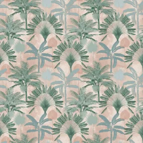 Malaysian Wallpaper Blush/Green