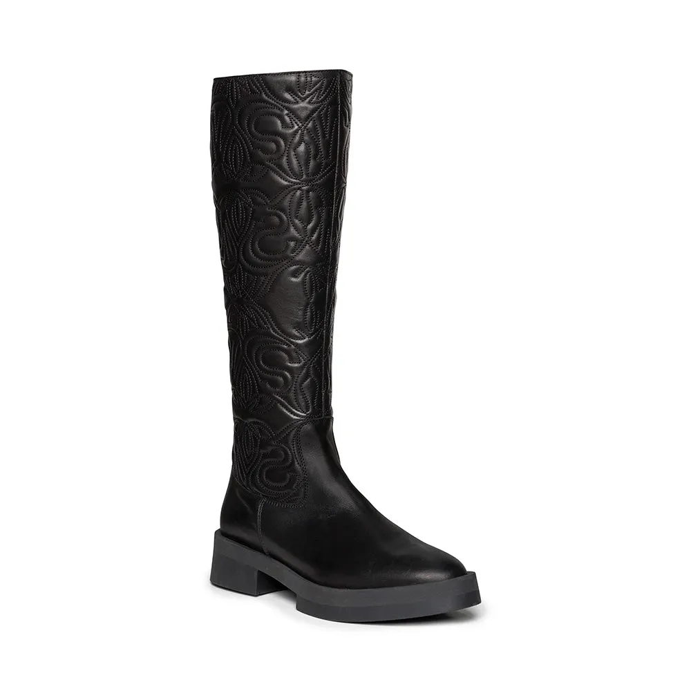 Malisha Boots BLACK LEATHER