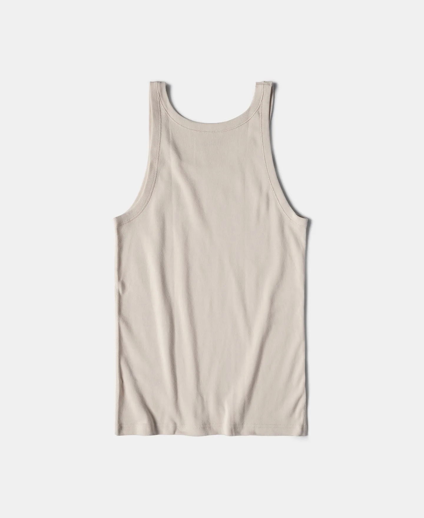 Military Cotton Tank Top - Apricot