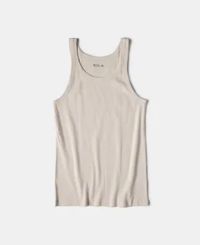 Military Cotton Tank Top - Apricot