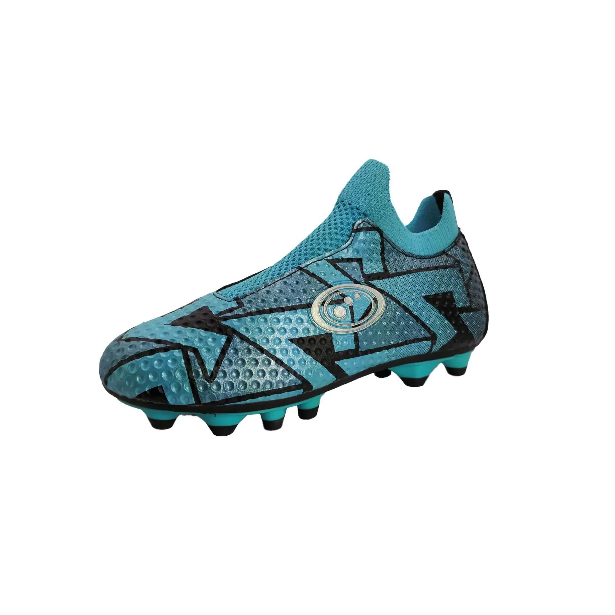 Optimum Aztec Laceless Junior Firm Ground Football Boots