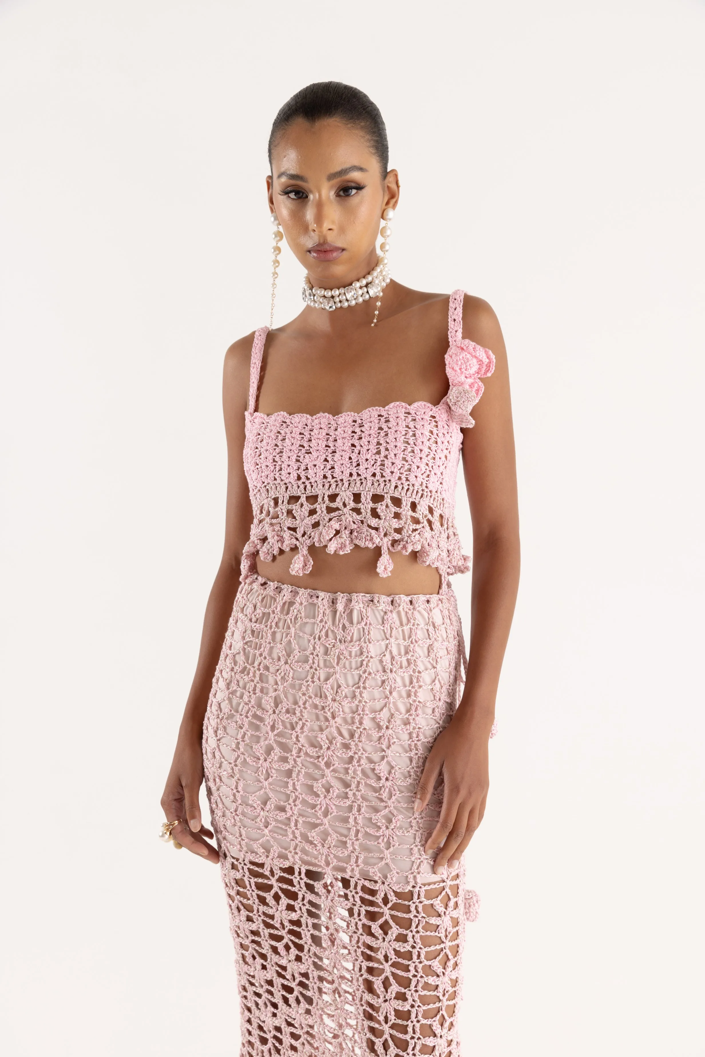 Pink Vanilla Handmade Crochet Top