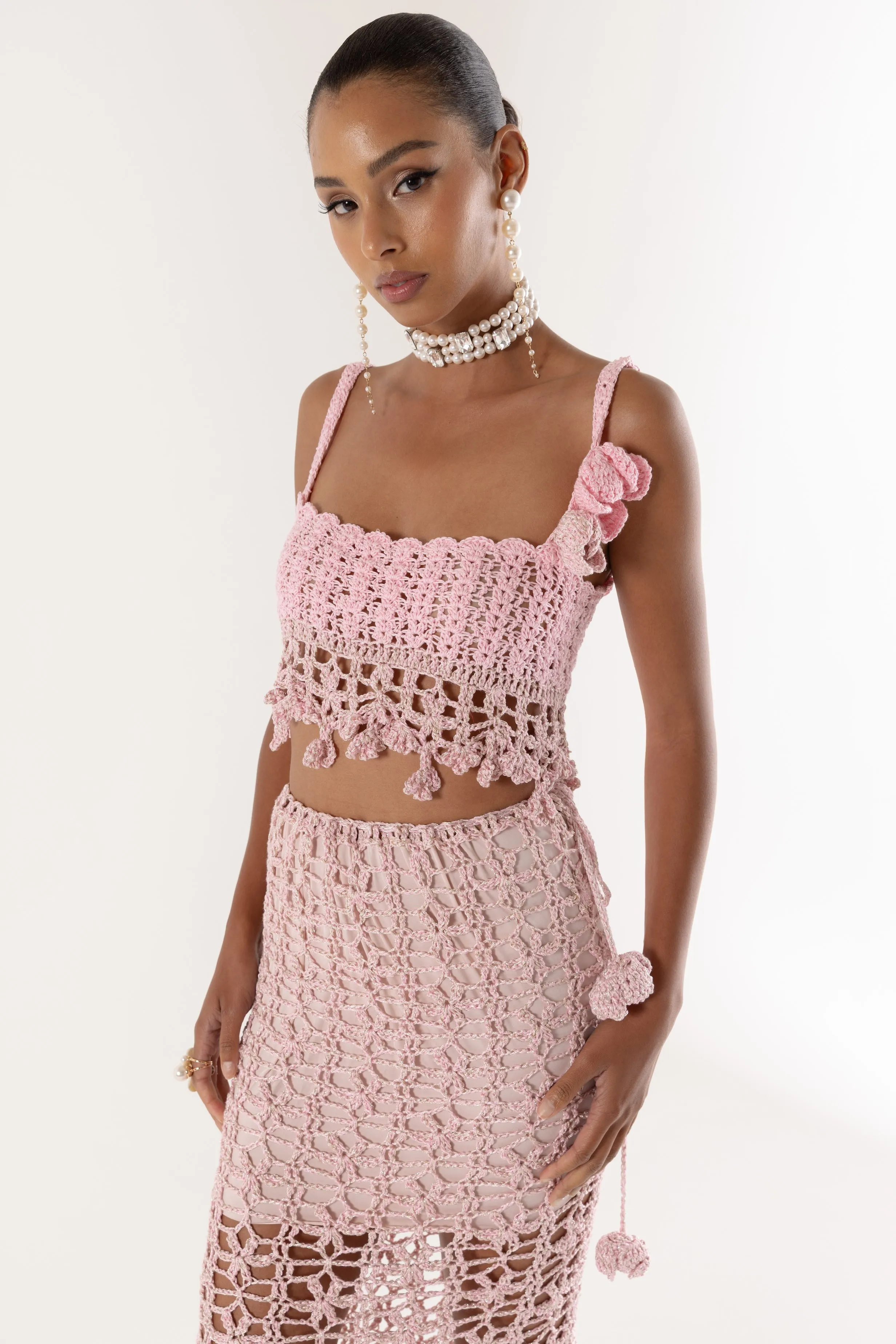 Pink Vanilla Handmade Crochet Top