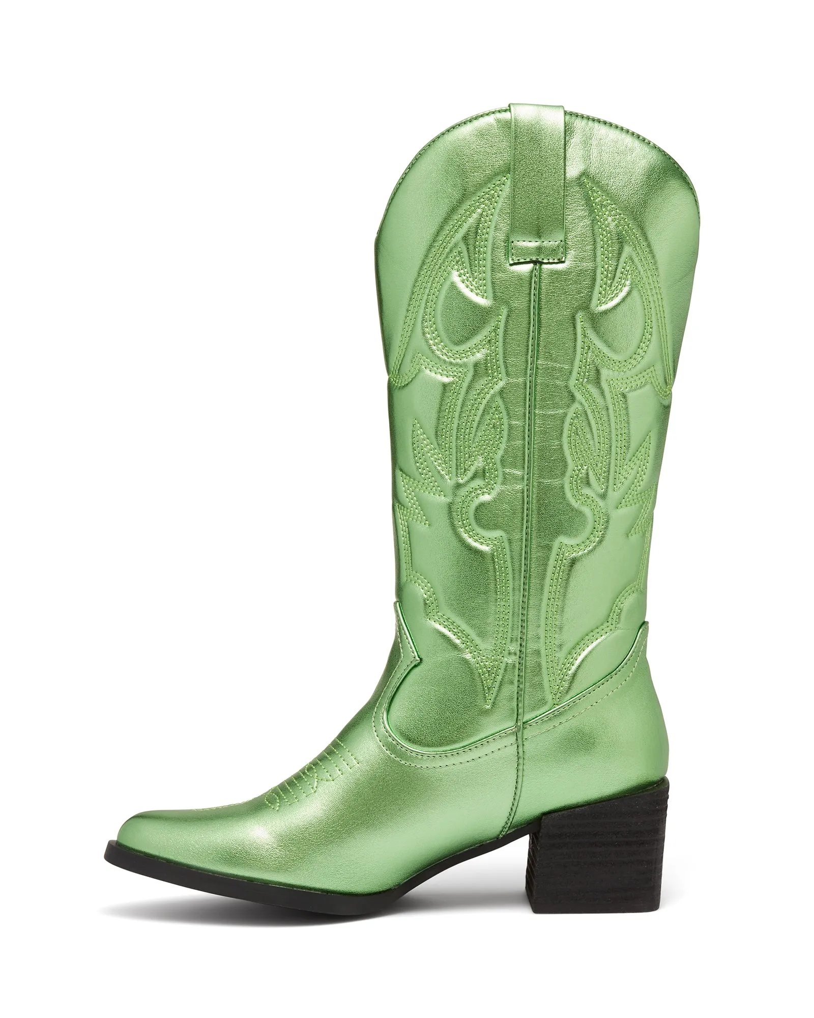 Ranger Cowboy Boot Metallic Lime