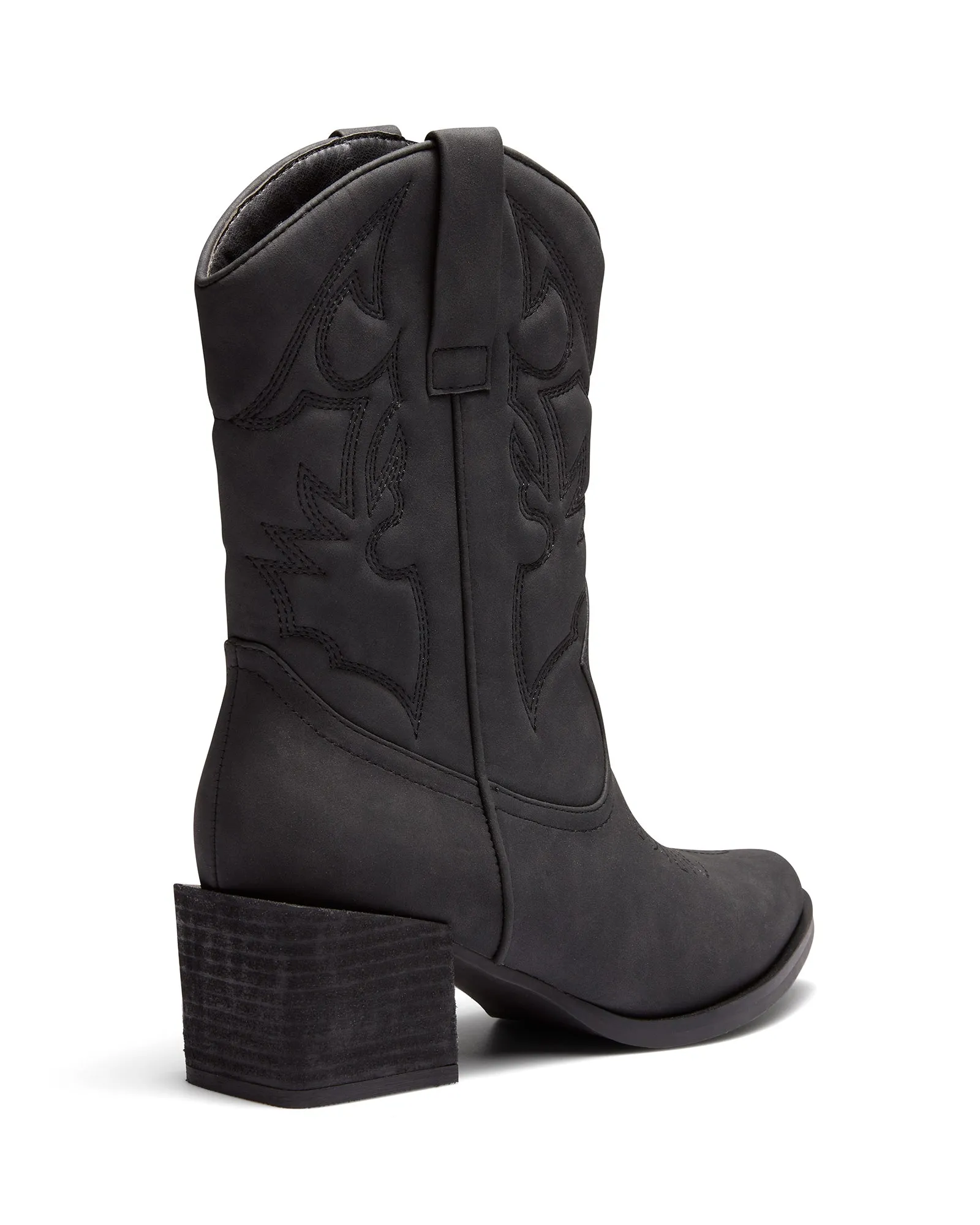 Rayne Cowboy Ankle Boot  Black