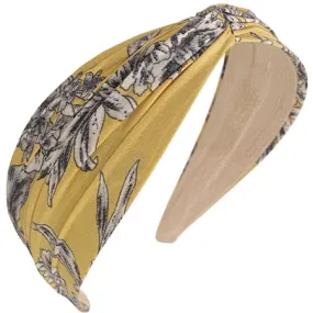 Twist Top Headband, Butter Fleurs