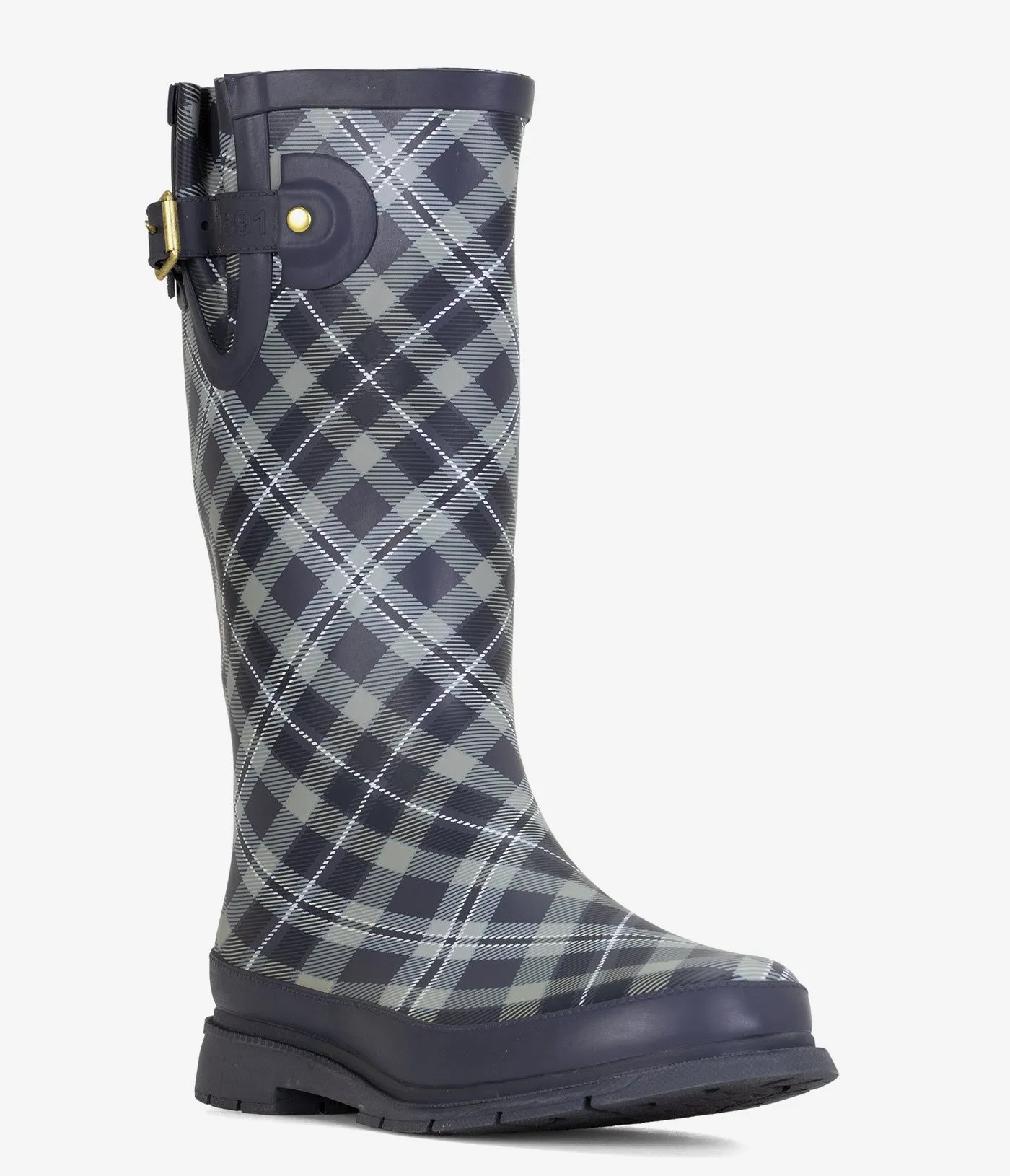 Western Chief Cabin Plaid Tall Rain Boot - Women