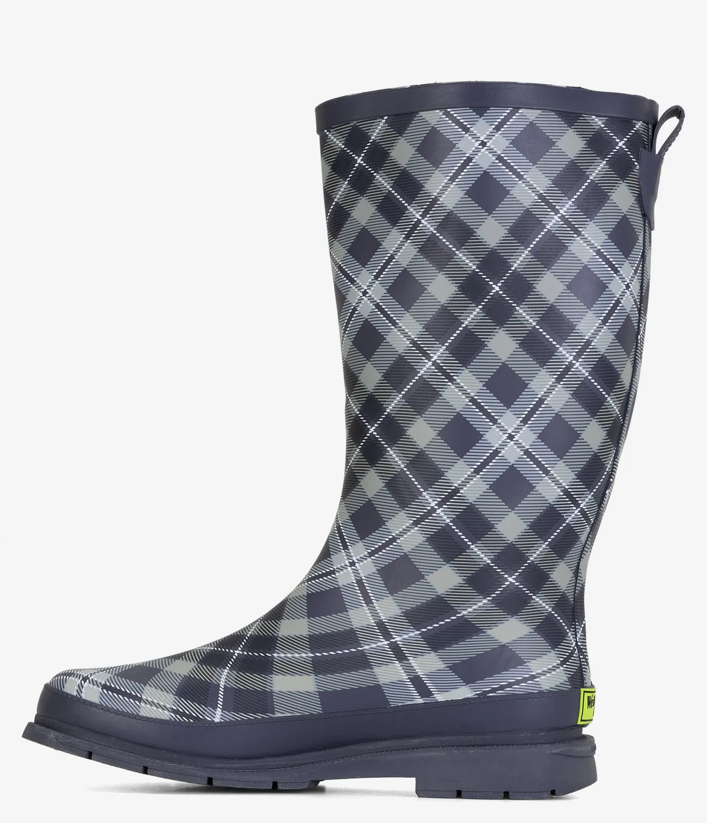 Western Chief Cabin Plaid Tall Rain Boot - Women